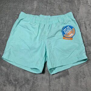 Columbia Shorts Womens Small Turquiose PFG Backcast Water Shorts Fishing NEW